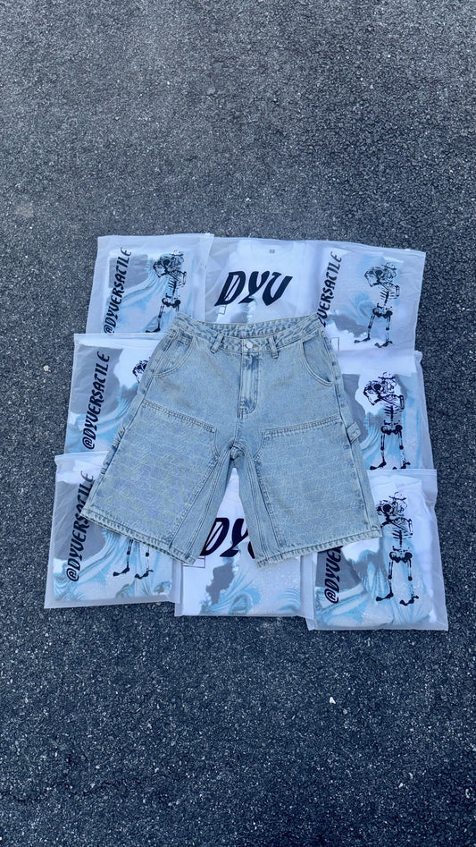 DYV DENIM SHORTS - LIGHT WASH