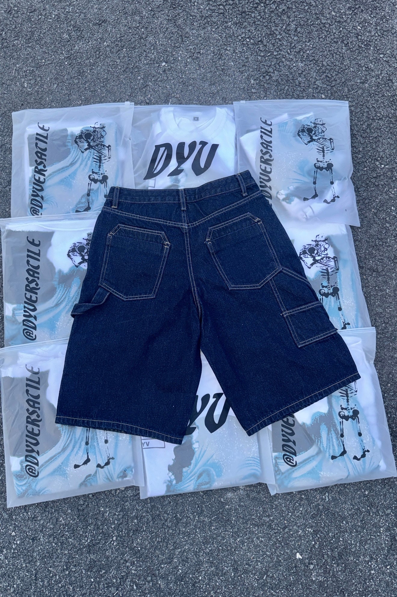 DYV DENIM SHORTS - DARK WASH