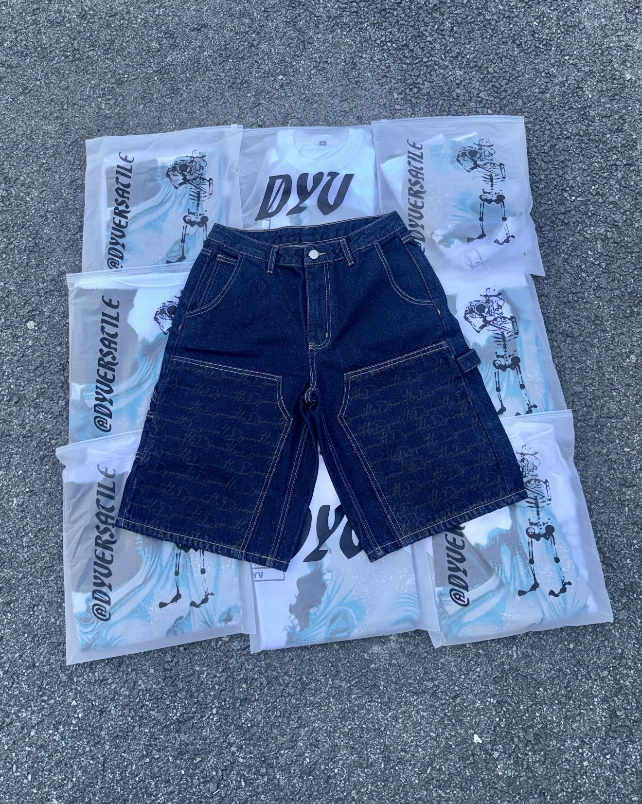DYV DENIM SHORTS - DARK WASH